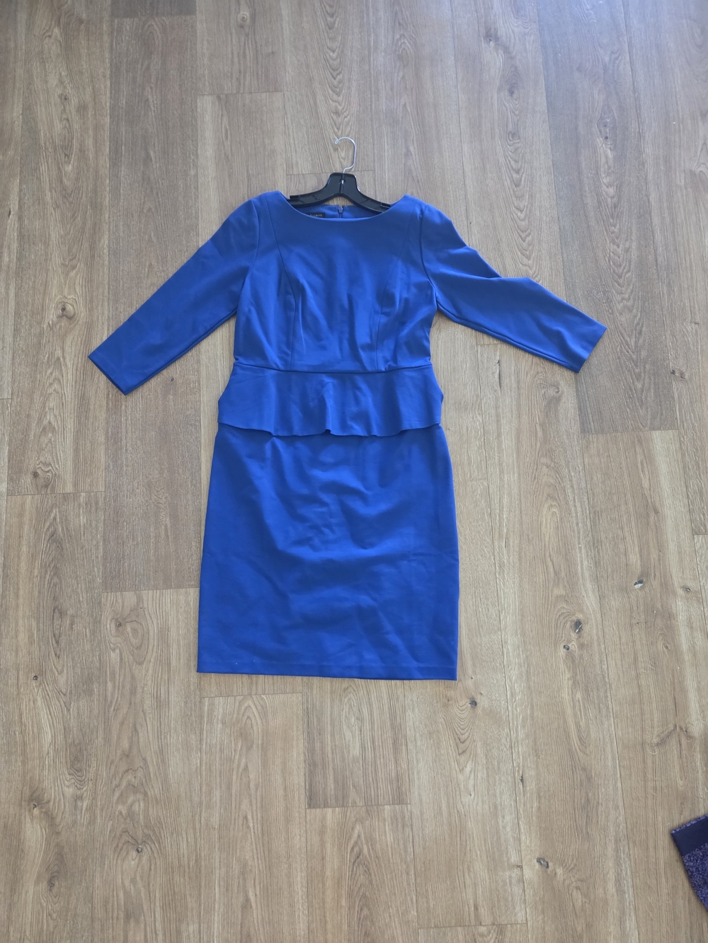 Talbots Royal Blue Peplum Sheath Dress